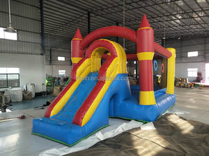 Populaire Offre Spéciale gonflable videur <span class=keywords><strong>Avec</strong></span> toboggan combo château pour les enfants - Product Image 2