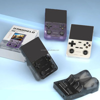 Konsol Game Genggam K36 64G Permainan Video Klasik Layar 3.5 Inci Retro Klasik R36S Pemain Game Genggam Konsol Video Game
