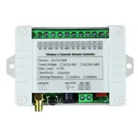 Télécommande universelle sans fil 433MHz DC12V 24V 36V 4CH relais Radio contrôleur récepteur Module RF interrupteur et porte Garage ouvre