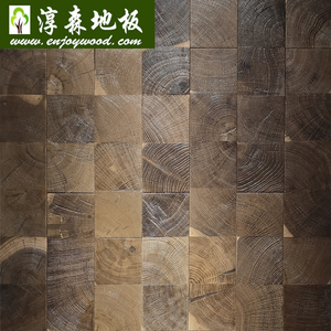 Especial roble tratado de madera grano final de hexágono diseño final grano de pared de madera del Panel de la decoración - Product Image 1