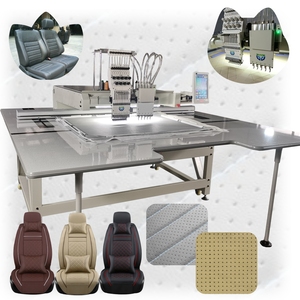 Machine à coudre automatique robuste pour housses de siège de voiture en cuir, broderie et perforation - Product Image 1