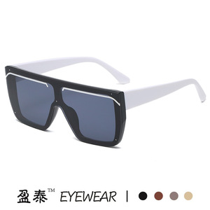 Lunettes de soleil carrées à grande monture UV400 pour femmes, tendance - Product Image 2