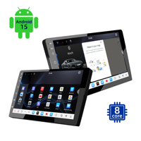 Reproductor de DVD para Auto Android 15 DSP Universal de Alta Gama, 8 Núcleos, MFI, CarPlay Inalámbrico, Pantalla Táctil de 128G, Radio, GPS, Navegación