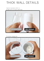 Bouteilles en plastique personnalisées par le fabricant, couleurs au choix, contenants de 100 ml pour 30 à 180 pilules, compléments alimentaires, capsules, comprimés