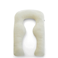 Oreiller de grossesse en coton en forme de U, housse rafraîchissante de qualité supérieure, coussin doux pour le sommeil nocturne et le soutien post-partum – Approvisionnement direct usine