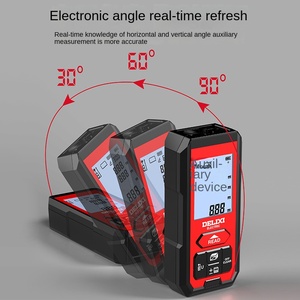Delixi DLX-MD télé<span class=keywords><strong>m</strong></span>ètre <span class=keywords><strong>laser</strong></span> portable de qualité industrielle 50m-120m règle de mesure de distance infrarouge de haute précision étanche - Product Image 3