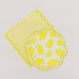 ชุดอุปกรณ์จัดงานเลี้ยงวันเกิดธีมเลมอน DAMAI สำหรับเด็กและผู้ใหญ่ ชุดจานกระดาษ แก้วกระดาษ ผ้าเช็ดปาก ลายเลมอน สำหรับฤดูร้อน ใช้แล้วทิ้ง - Product Image 3