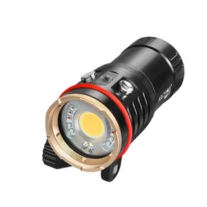 ARCHON Macro Shooting WM26II 6000 Lumen LED Diving Dive Video Flashlight Torch