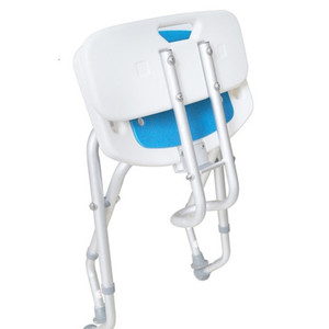 Good <b>Step</b> Folding Shower <b>Chair</b> Aluminum Alloy 42cm Adjustable Anti Slip For Bathroom Elderly Pregnant Women - Product Image 2