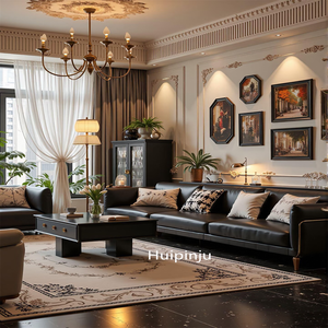 M11 خزانة كتب فرنسية عتيقة مقوسة من الطراز القديم من أجل الأثاث المنزلي - Product Image 5