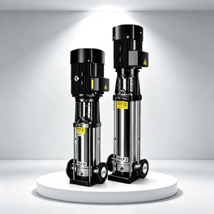 Bomba Centrífuga Vertical Multietapa de Acero Inoxidable CDL, 5HP, 380V, Bomba de Refuerzo de Agua de Alta Presión para Uso Industrial y Comercial - Product Image 1