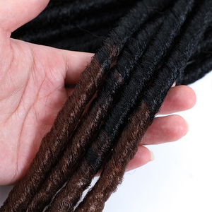 Paquete personalizado 100% sintético <span class=keywords><strong>Kanekalon</strong></span> fibra <span class=keywords><strong>pelo</strong></span> Nina ébano de terror cerraduras - Product Image 4