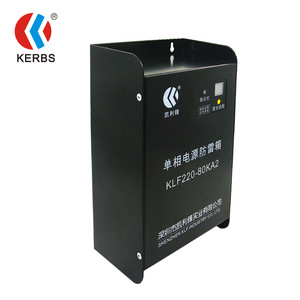 Caja de protección contra sobretensiones monofásica Kerbs KLF220-80KA2 80kA Clase C SPD para sistemas de 220V - Product Image 1