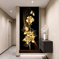 Gulungan Kain Dinding PET Seamless Sentuhan Halus Dapat Dicuci Foil Mutiara Elegan untuk Area Salon Kecantikan Spa Kontemporer