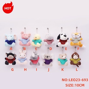 Bsci יצרנים באיכות גבוהה משלוח שרשת keyboy מיני חיות תליון קטיפה צעצוע ממולא צעצוע - Product Image 2