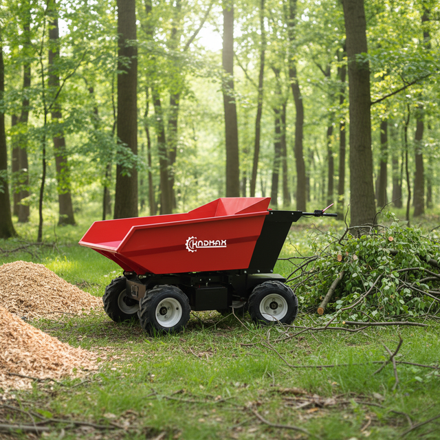 ED600H 600kg Capacity Mini 4x4 Four-wheel Drive Electric Hydraulic Dumper 48V Battery Powered Wheel Loader Motor 1 Year