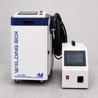 Machine de soudage au laser portative multifonction 1500W, machine de soudage au laser, de nettoyage et de découpe pour le travail des métaux
