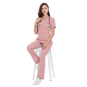42389 Uniformes médicaux personnalisés Automne Hiver Vêtements pour femmes Style coréen sexy Élégant Grande taille Mode de luxe Robe de bureau pour femme - Product Image 1