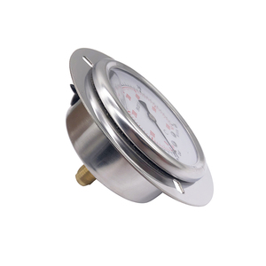 2.5&quot; Oil Filled <strong>Pressure</strong> <strong>Gauge</strong> with Bottom <strong>Mount</strong> and <strong>Flange</strong>