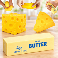 KAITONG Jouets pour enfants : Jouet anti-stress à montée lente personnalisé en forme de pain aux fruits, jouets Squishies à presser en forme de fromage