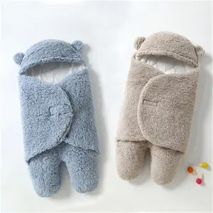 Envolver bebé recién nacido swaddle tela recién nacido Ropa orgánica saco de dormir con piernas bebé saco de dormir de Bambú