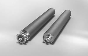 コンベアローラーステンレス金属工業用カスタマイズ重力ローラー部品ヘビーデューティ輸送コンベアベルト用 - Product Image 3