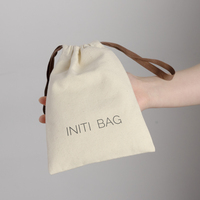 Sacs en toile de lin à cordon personnalisés avec logo, mini sacs réutilisables en coton pour le shopping, emballage cadeau de haute qualité pour bijoux, sacs de rangement anti-poussière