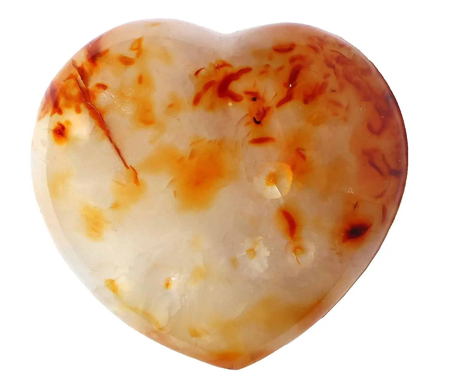 Karneol Edelstein geschwollene Herz Großhandel Mineralien Kristall Herz Taschen Stein hand gefertigt in Indien