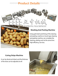 Semi-Automatic French Fries Production Line for <strong>Food</strong> <strong>Factories</strong> Integrated From Cleaning to Slicing - Product Image 4