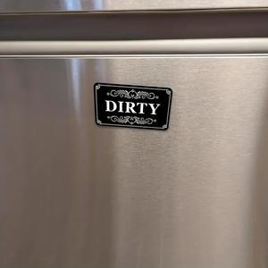 Imanes Personalizables de Doble Cara para Lavavajillas y Refrigerador con Eslóganes de Limpieza y Suciedad, Más Vendidos - Product Image 4