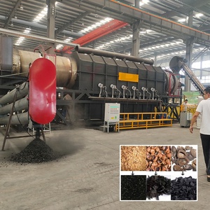 Machine de traitement du charbon de bois, machine à fabriquer du charbon à partir de poussière de bois et de coques de noix, four d'activation à la vapeur pour biochar - Product Image 1