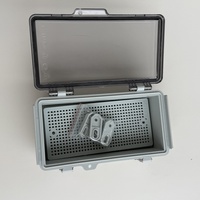 Boîtier de jonction étanche IP67 en ABS Yiku, boîtier électrique extérieur série F, couvercle gris, protection des oreilles pour instruments électroniques