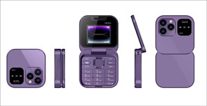 Teléfono Móvil Plegable I16 Pro Mini con Doble SIM 2G GSM, Marcación Rápida, Reproductor de Video, Voz Mágica, Conector de 3.5mm y Radio FM - Product Image 3
