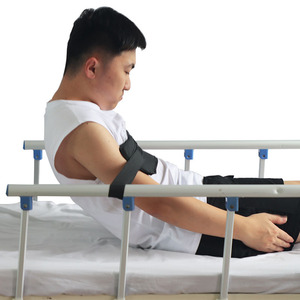 Ceinture de sécurité Yuqilin pour lit, ceinture de fixation lombaire pour personnes âgées, prévention des chutes, attache de lit, sangles Velcro noires - Product Image 1