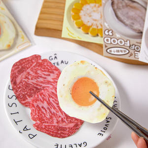 Nuevas notas adhesivas autoadhesivas de forma especial, placa de Material Base DIY, Serie de alimentos, almohadilla de notas de mensaje de vegetales simulados - Product Image 4