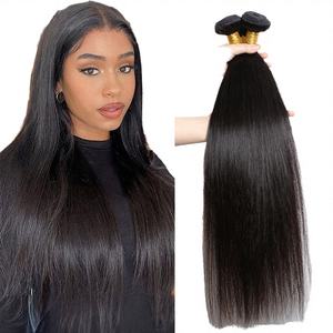 Expédition immédiate, vente en gros directe usine, cheveux brésiliens 100% naturels, qualité Remy, lisses ou ondulés, 10 à 30 pouces, double trame, toutes couleurs - Product Image 4