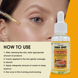 Sérum Visage Coréen de Beauté Niacinamide Hyaluronique Vitamine <span class=keywords><strong>C</strong></span> Curcuma, Sans Sulfate, Éclaircissant, Anti-Imperfections, Vitamine B5 pour Corps et Nez - Product Image 4