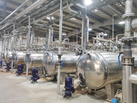 CE-gecertificeerde nieuwe SINDA elektrische volautomatische fruit-, groente-, tomatenpuree-, ketchup- en sausverwerkingslijn voedselsterilisator 10-50 ton/dag