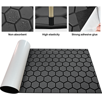 Nouveaux accessoires KT GuoMei Hexagon : Tapis de sol en EVA personnalisés pour ponts marins, tapis antidérapants en EVA pour bateaux à moteur, camping-cars et yachts