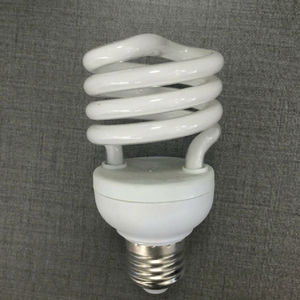 Lampe à économie d'énergie T2 CFL 20W, E27, demi-spirale, 60lm/W, AC 220V, CRI 80, 8000 heures, garantie 2 ans, 6000K, 1200 lumens - Product Image 1