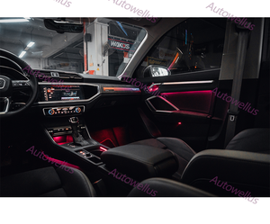 Pannello Luminoso Ambientale LED Symphony per Cruscotto <span class=keywords><strong>Audi</strong></span> <span class=keywords><strong>Q3</strong></span> 2019-2024, Accessorio Interno Elegante, Luce Decorativa Sostitutiva - Product Image 4