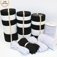 Cordon élastique écologique à coloration inaltérable, diamètre extérieur 11 mm, en nylon/polyester/coton/PP, avec embouts métalliques à barbelures, directement de l'usine