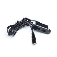 Table d'appoint rectangulaire avec chargeur USB intégré 5V 2A et prise Type C pour table d'appoint ou canapé