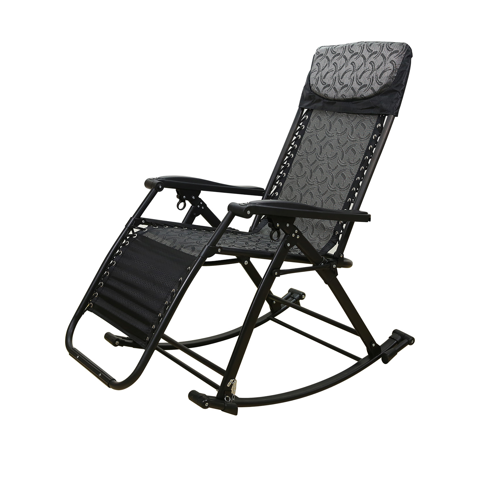 Удобное металлическое складное кресло Niceway с подушкой для дивана, кресло-качалка для ленивых мальчиков для гостиной