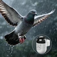 Mini traceur GPS en temps réel pour oiseaux, étanche, bague pour pigeon, réseau 4G GSM, localisateur de trajectoire Android/iOS, en plastique durable, LBS