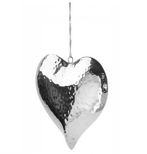<b>Heart</b> Metal <b>Ornament</b> with Hanging Rope - Product Image 2