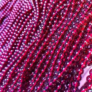 2021 ebay गर्म बेचने प्राकृतिक 3A गार्नेट दौर मोती थोक 4mm 12mm करने के लिए स्टॉक में - Product Image 5