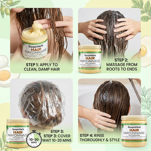Meilleure Mayonnaise Capillaire d'Afrique : Traitement Professionnel Réparateur et Hydratant en Profondeur pour Cheveux Bouclés, Frisés et Crépus Naturels - Product Image 5