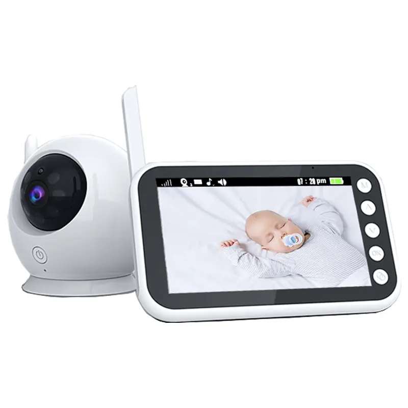 Video Baby Phone Babyfoon 4.3" LCD Baby Camera 2 Cameras Long Range Two Way Talk Super IR Night Video Vision Baby monitors