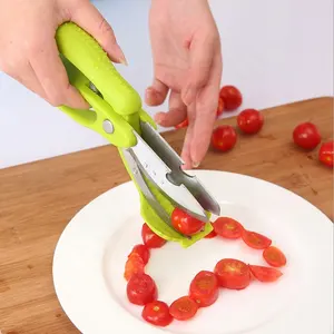 Nóng Bán Thép Không Gỉ Salad Chopper, Salad Scissor Với Xử Lý Đẹp